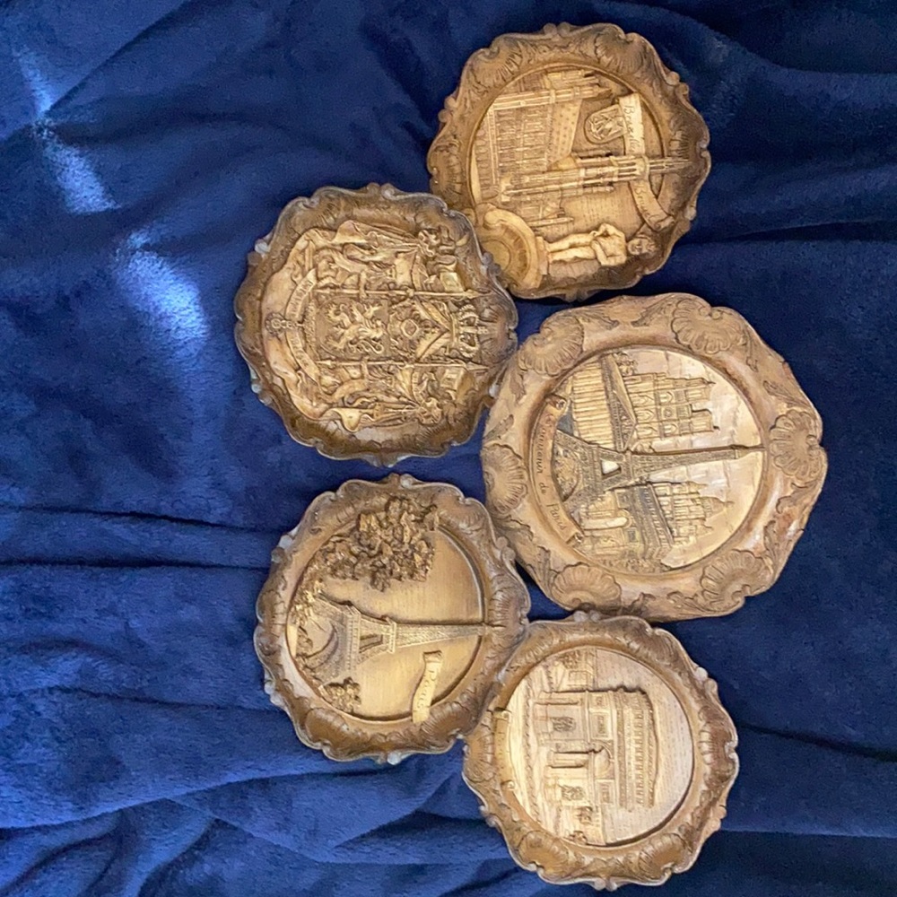 SIC HANDGEMALT.DECORE.MAIN.HAND PAINTED PLATE SET